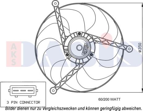 AKS Dasis 048109N - Ventilators, Motora dzesēšanas sistēma adetalas.lv