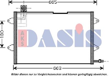 AKS Dasis 042100N - Kondensators, Gaisa kond. sistēma adetalas.lv