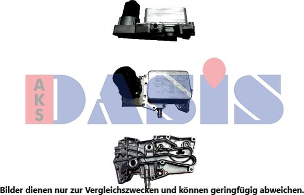 AKS Dasis 026009N - Eļļas radiators, Motoreļļa adetalas.lv