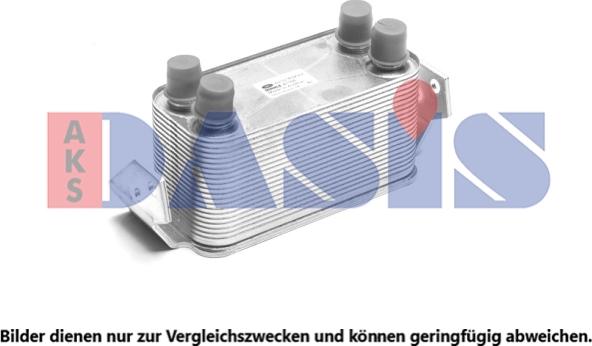 AKS Dasis 026021N - Eļļas radiators, Automātiskā pārnesumkārba adetalas.lv