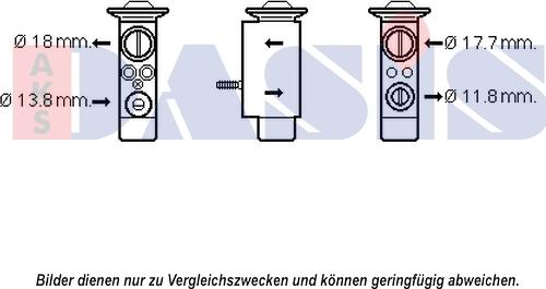 AKS Dasis 840228N - Izplešanās vārsts, Gaisa kond. sistēma adetalas.lv