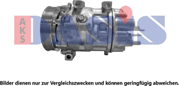 AKS Dasis 851814N - Kompresors, Gaisa kond. sistēma adetalas.lv