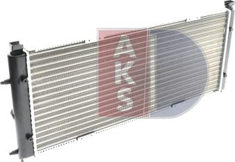 AKS Dasis 240060N - Radiators, Motora dzesēšanas sistēma adetalas.lv