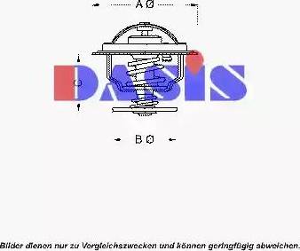 AKS Dasis 750983N - Termostats, Dzesēšanas šķidrums adetalas.lv