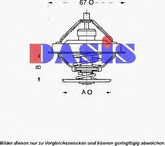 AKS Dasis 751885N - Termostats, Dzesēšanas šķidrums adetalas.lv