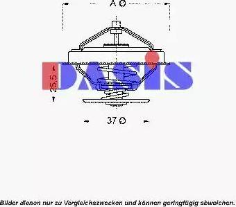 AKS Dasis 751875N - Termostats, Dzesēšanas šķidrums adetalas.lv