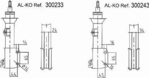 AL-KO 300230 - Amortizators adetalas.lv