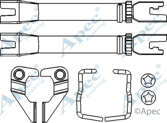 APEC ADB3010 - Sviru un stiepņu sistēma, Bremžu sistēma adetalas.lv