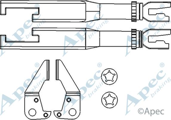 APEC ADB3023 - Sviru un stiepņu sistēma, Bremžu sistēma adetalas.lv