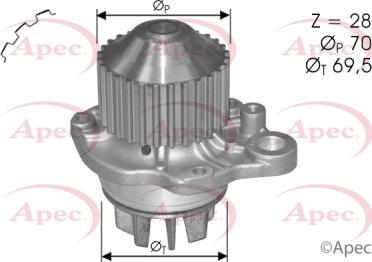 APEC AWP1137 - Ūdenssūknis adetalas.lv