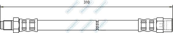 APEC BHO4023 - Bremžu šļūtene adetalas.lv