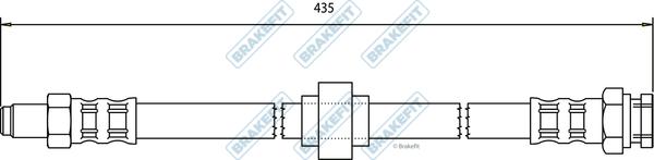 APEC BHO4266 - Bremžu šļūtene adetalas.lv