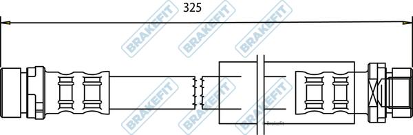 APEC BHO4282 - Bremžu šļūtene adetalas.lv