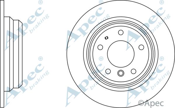 APEC DSK901 - Bremžu diski adetalas.lv
