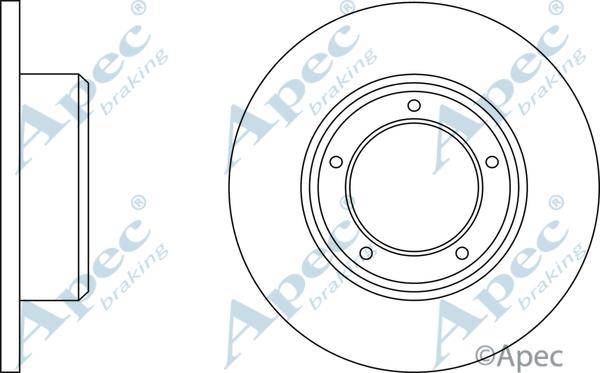 APEC DSK908 - Bremžu diski adetalas.lv