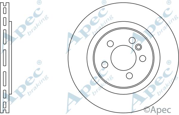 APEC DSK596 - Bremžu diski adetalas.lv
