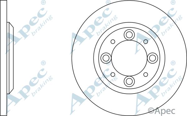 APEC DSK189 - Bremžu diski adetalas.lv