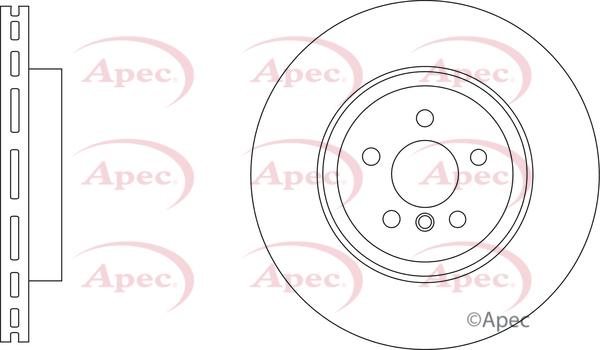 APEC DSK3468 - Bremžu diski adetalas.lv