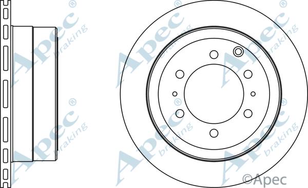 APEC DSK357 - Bremžu diski adetalas.lv