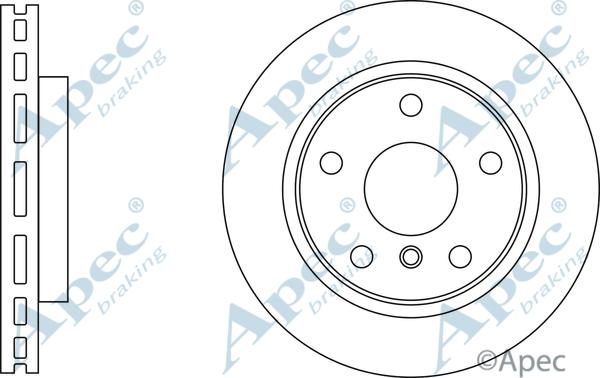 APEC DSK3145 - Bremžu diski adetalas.lv