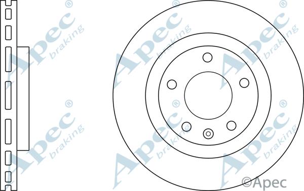 APEC DSK3105 - Bremžu diski adetalas.lv
