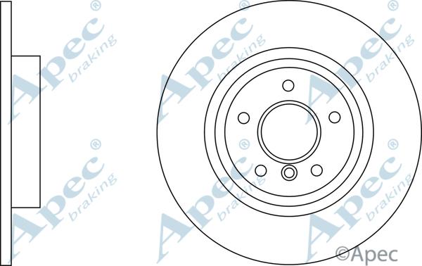 APEC DSK3185 - Bremžu diski adetalas.lv