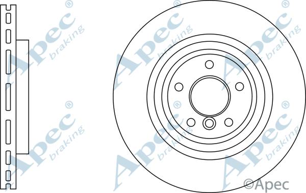 APEC DSK3186 - Bremžu diski adetalas.lv
