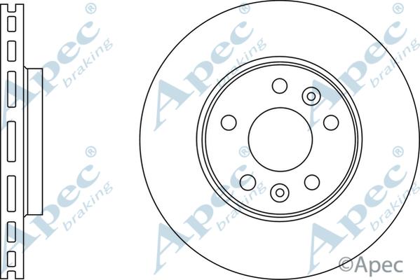 APEC DSK3187 - Bremžu diski adetalas.lv