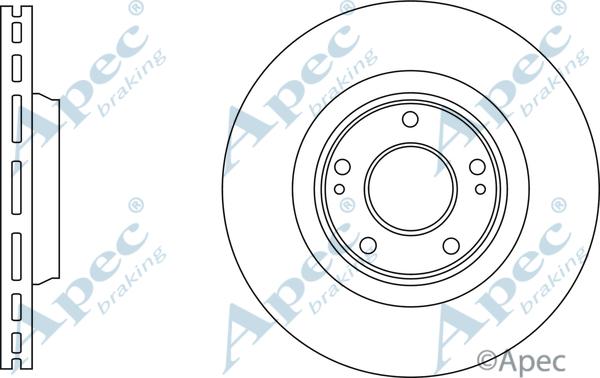 APEC DSK3267 - Bremžu diski adetalas.lv
