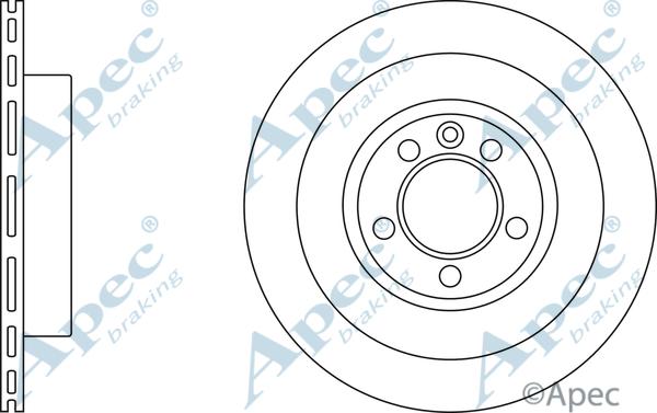 APEC DSK2958 - Bremžu diski adetalas.lv