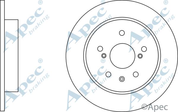 APEC DSK2957 - Bremžu diski adetalas.lv
