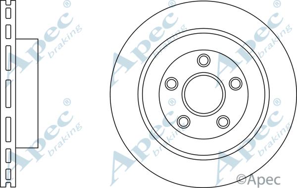 APEC DSK2985 - Bremžu diski adetalas.lv