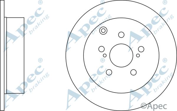 APEC DSK2472 - Bremžu diski adetalas.lv