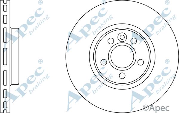APEC DSK2551 - Bremžu diski adetalas.lv
