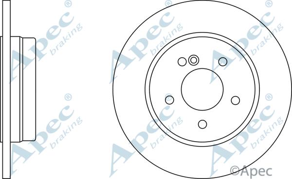 APEC DSK2043 - Bremžu diski adetalas.lv