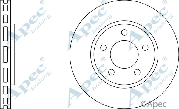 APEC DSK2118 - Bremžu diski adetalas.lv