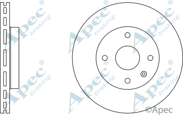 APEC DSK2810 - Bremžu diski adetalas.lv