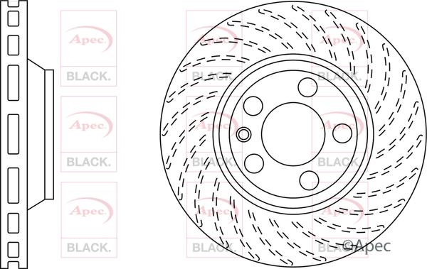APEC DSK2311B - Bremžu diski adetalas.lv