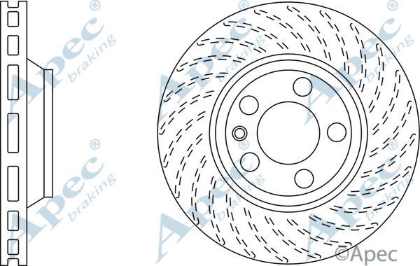 APEC DSK2311 - Bremžu diski adetalas.lv