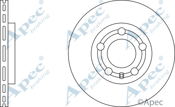 APEC DSK2230 - Bremžu diski adetalas.lv