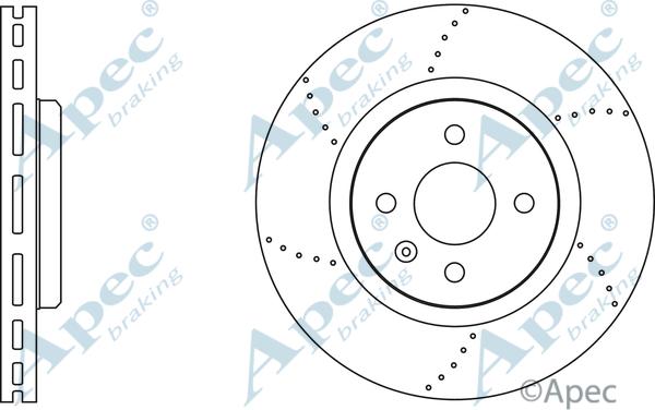 APEC DSK2778 - Bremžu diski adetalas.lv