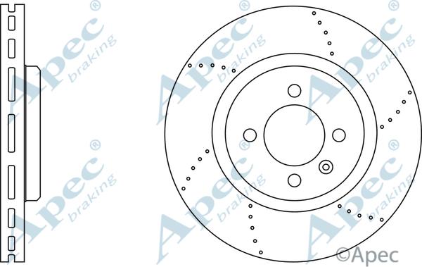 APEC DSK2777 - Bremžu diski adetalas.lv