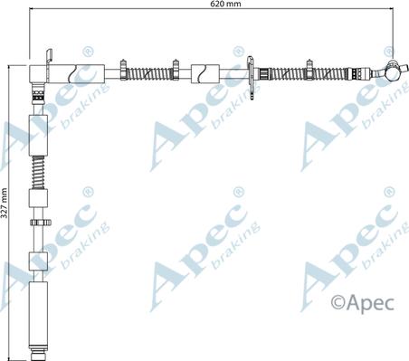 APEC HOS4175 - Bremžu šļūtene adetalas.lv