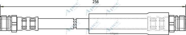 APEC HOS3696 - Bremžu šļūtene adetalas.lv