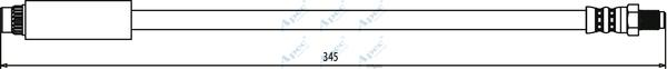 APEC HOS3624 - Bremžu šļūtene adetalas.lv