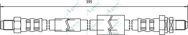 APEC HOS3675 - Bremžu šļūtene adetalas.lv