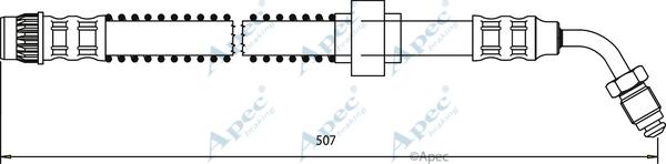 APEC HOS3672 - Bremžu šļūtene adetalas.lv