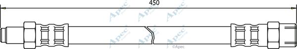 APEC HOS3098 - Bremžu šļūtene adetalas.lv