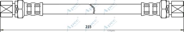 APEC HOS3015 - Bremžu šļūtene adetalas.lv
