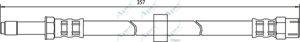 APEC HOS3196 - Bremžu šļūtene adetalas.lv